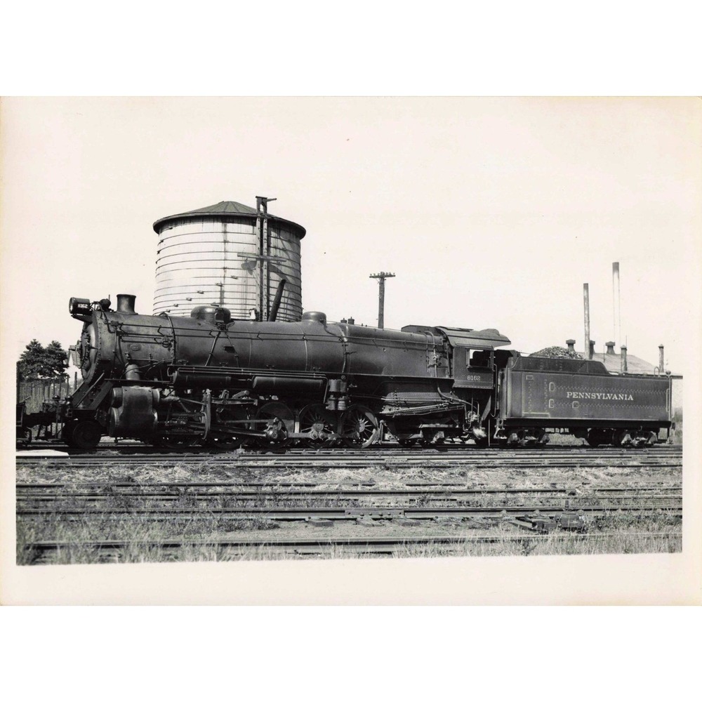 PRR Pennsylvania Railroad 2-10-2 #8162 Steam Locomotive Photo South Bend IN 1935